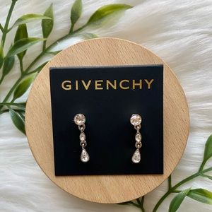 Givenchy Teardrop Silver Crystal
Earrings